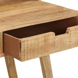 NNEVL Desk 100x45x90 cm Solid Rough Mango Wood