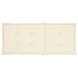 NNEVL Reclining Garden Chairs with Cushions 8 pcs Solid Teak Wood