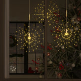 NNEVL Outdoor Christmas Firework Light Warm White 20cm 140 LEDs