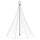 NNEVL Christmas Tree with Metal Post 500 LEDs Warm White 3 m