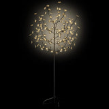 NNEVL Christmas Tree 120 LEDs Warm White Light Cherry Blossom 150 cm