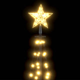 NNEVL Christmas Cone Tree 70 Warm White LEDs Decoration 50x120 cm