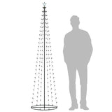 NNEVL Christmas Cone Tree 136 Warm White LEDs Decoration 70x240 cm