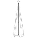 NNEVL Christmas Cone Tree Cold White 330 LEDs Decoration 100x300 cm