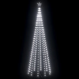 NNEVL Christmas Cone Tree Cold White 330 LEDs Decoration 100x300 cm