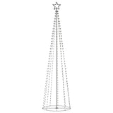 NNEVL Christmas Cone Tree 400 Warm White LEDs Decoration 100x360 cm