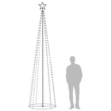 NNEVL Christmas Cone Tree 400 Warm White LEDs Decoration 100x360 cm