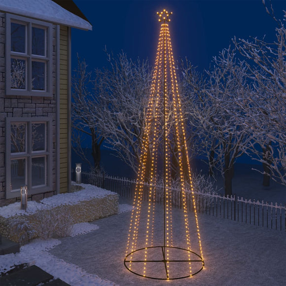 NNEVL Christmas Cone Tree 752 Warm White LEDs Decoration 160x500 cm
