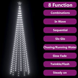 NNEVL Christmas Cone Tree 752 Cold White LEDs Decoration 160x500 cm
