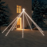 NNEVL Christmas Tree Lights Indoor Outdoor 576 LEDs Cold White 3.6 m