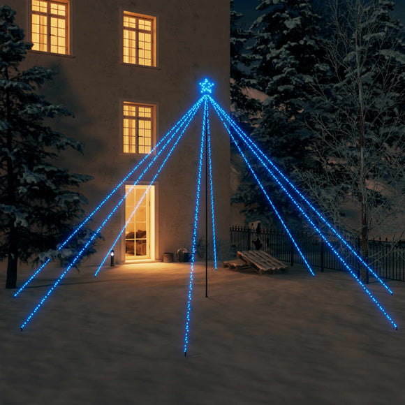 NNEVL Christmas Tree Lights Indoor Outdoor 800 LEDs Blue 5 m