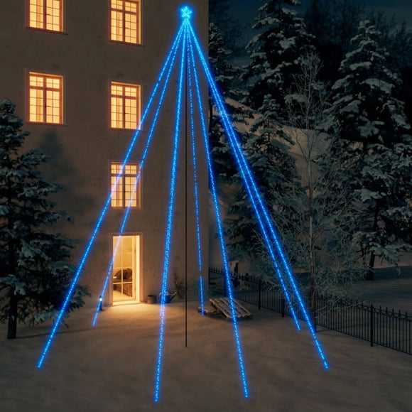 NNEVL Christmas Tree Lights Indoor Outdoor 1300 LEDs Blue 8 m