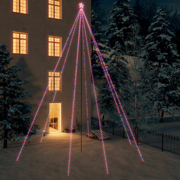 NNEVL Christmas Tree Lights Indoor Outdoor 1300 LEDs Colourful 8 m