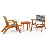 NNEVL Garden Dining Set Solid Acacia Wood