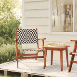 NNEVL Garden Dining Set Solid Acacia Wood