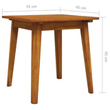 NNEVL Garden Dining Set Solid Acacia Wood