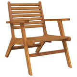 NNEVL Garden Chairs 2 pcs Solid Wood Acacia