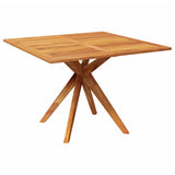 NNEVL Garden Table 110x110x75 cm Solid Wood Acacia