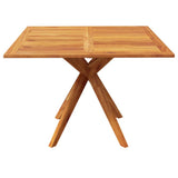 NNEVL Garden Table 110x110x75 cm Solid Wood Acacia