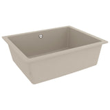 NNEVL Kitchen Sink with Overflow Hole Beige Granite