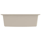 NNEVL Kitchen Sink with Overflow Hole Beige Granite