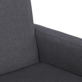 NNEVL Rocking Chair Dark Grey Fabric