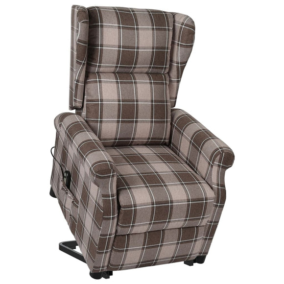 NNEVL Stand-up Reclining Chair Beige Fabric