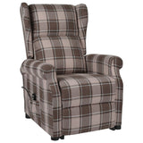 NNEVL Stand-up Reclining Chair Beige Fabric