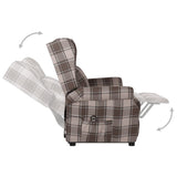 NNEVL Stand-up Reclining Chair Beige Fabric