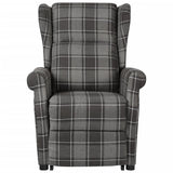 NNEVL Stand-up Reclining Chair Grey Fabric