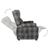NNEVL Stand-up Reclining Chair Grey Fabric