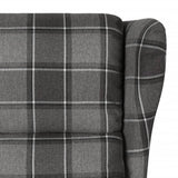 NNEVL Stand-up Reclining Chair Grey Fabric