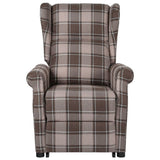 NNEVL Massage Stand-up Reclining Chair Beige Fabric