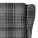 NNEVL Massage Stand-up Reclining Chair Grey Fabric