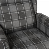 NNEVL Massage Stand-up Reclining Chair Grey Fabric