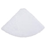 NNEVL Christmas Tree Skirt White 150 cm Faux Fur