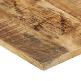 NNEVL Table Top 140x60x(1.5-1.6) cm Solid Wood Mango