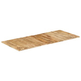 NNEVL Table Top 140x60x(1.5-1.6) cm Solid Wood Mango
