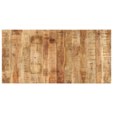 NNEVL Table Top 120x60x(2.5-2.7) cm Solid Wood Mango