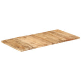 NNEVL Table Top 120x60x(2.5-2.7) cm Solid Wood Mango