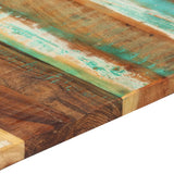 NNEVL Rectangular Table Top 60x120 cm 25-27 mm Solid Wood Reclaimed