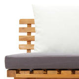 NNEVL Garden Day Bed 200x65 cm Solid Wood Acacia