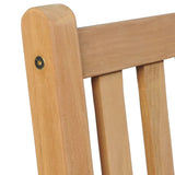 NNEVL Garden Chairs 4 pcs with Anthracite Cushions Solid Teak Wood