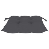 NNEVL Garden Chairs 4 pcs with Anthracite Cushions Solid Teak Wood