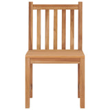 NNEVL Garden Chairs 4 pcs Solid Teak Wood