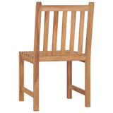 NNEVL Garden Chairs 6 pcs Solid Teak Wood