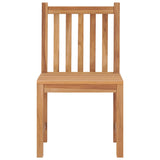 NNEVL Garden Chairs 4 pcs with Cushions Solid Teak Wood