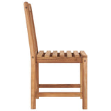 NNEVL Garden Chairs 4 pcs with Cushions Solid Teak Wood