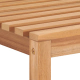 NNEVL Garden Chairs 4 pcs with Cushions Solid Teak Wood