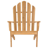 NNEVL Adirondack Chairs 2 pcs Solid Wood Teak